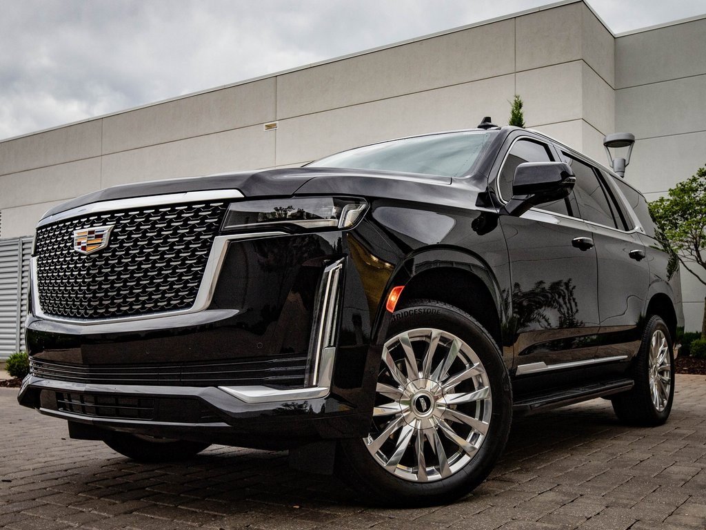 Black luxury Escalade-style SUV used for KAZ LIMO chauffeur service